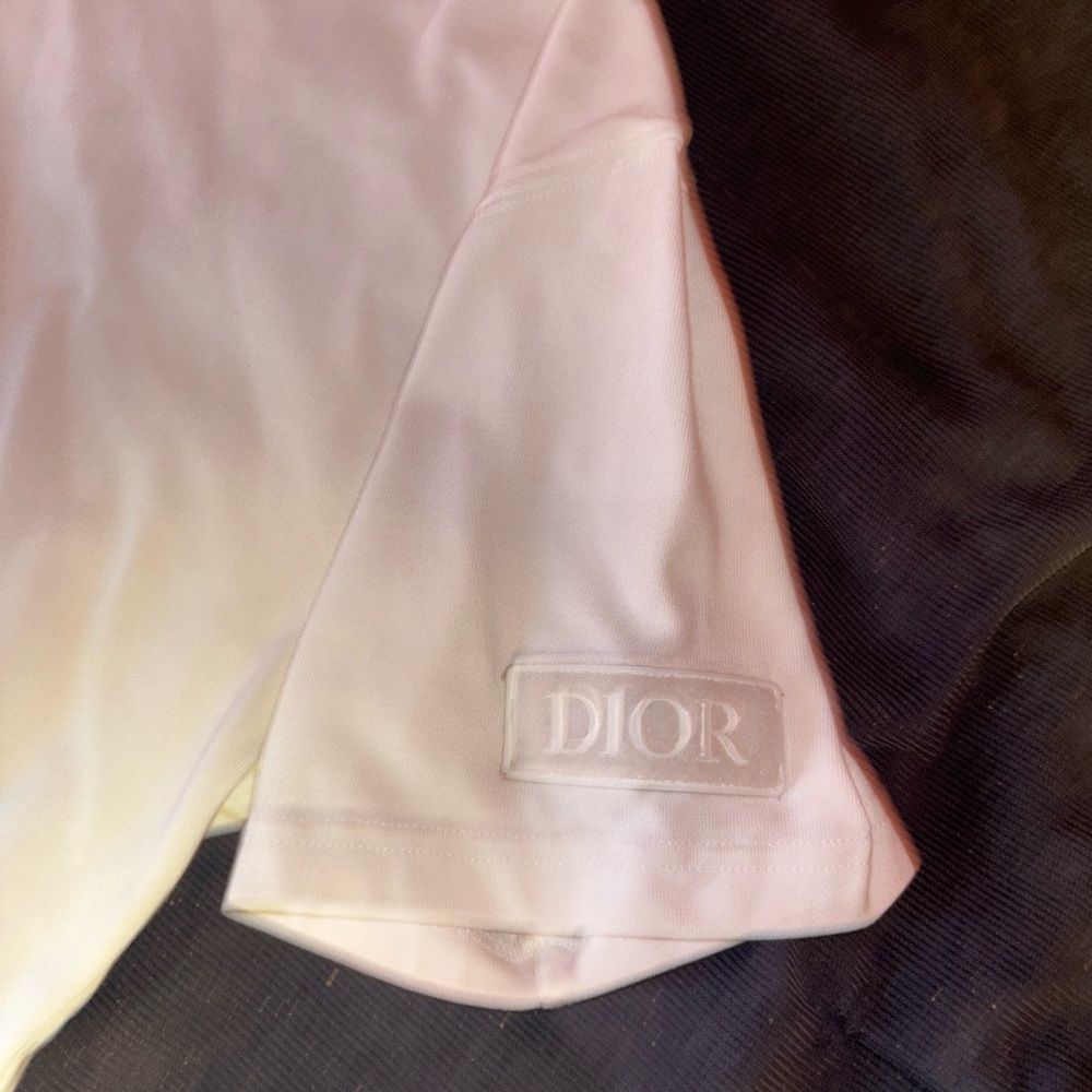Dior Classic White Tee with Logo Patch